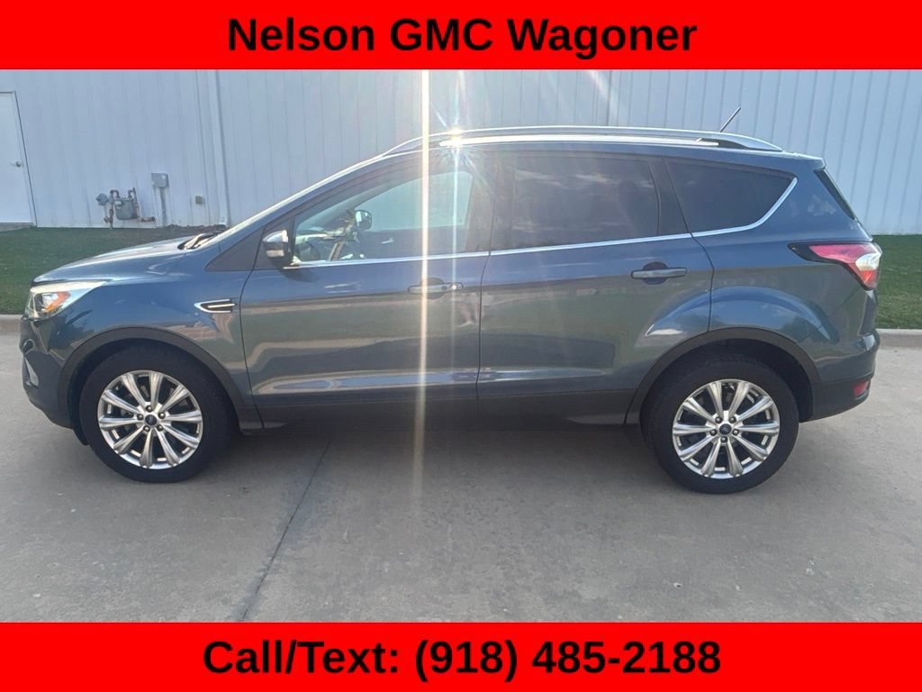 Used 2018 Blue Ford Titanium image 8