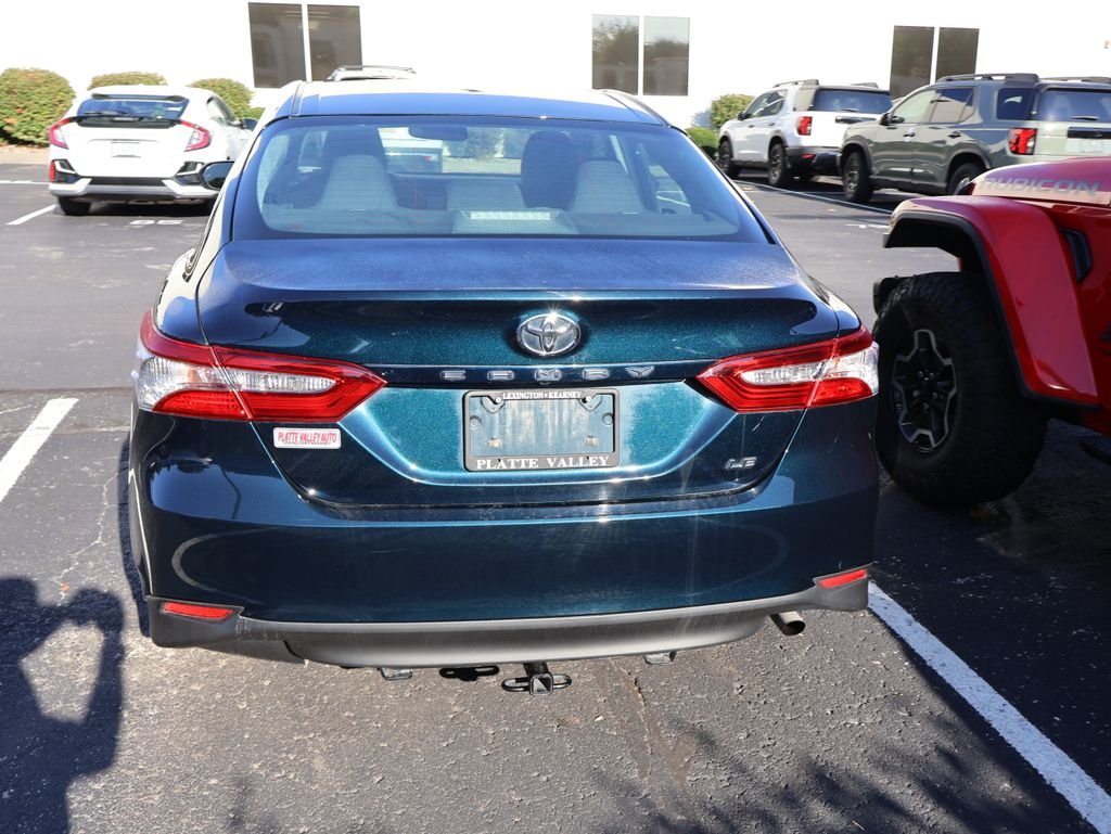 Used 2018 Blue Toyota LE image 6