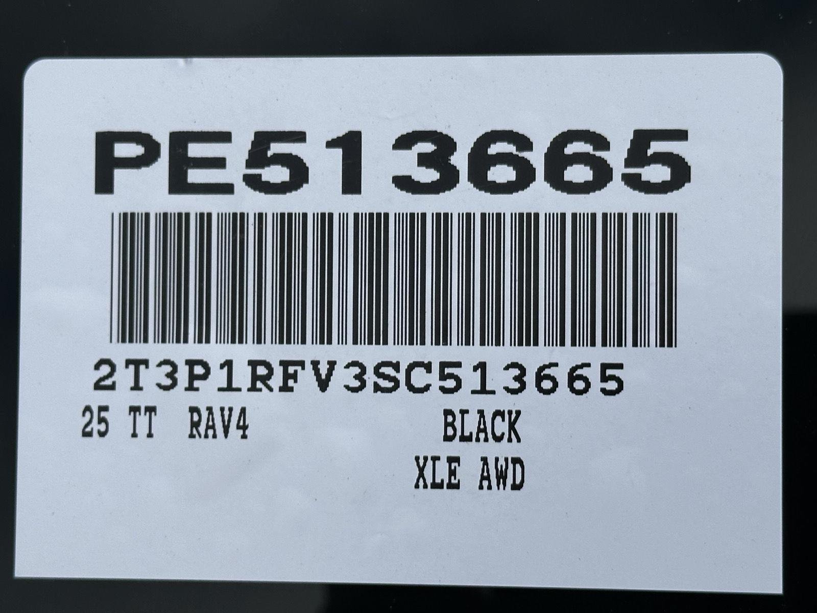 Certified Used 2025 Midnight Black Metallic Toyota XLE image 15
