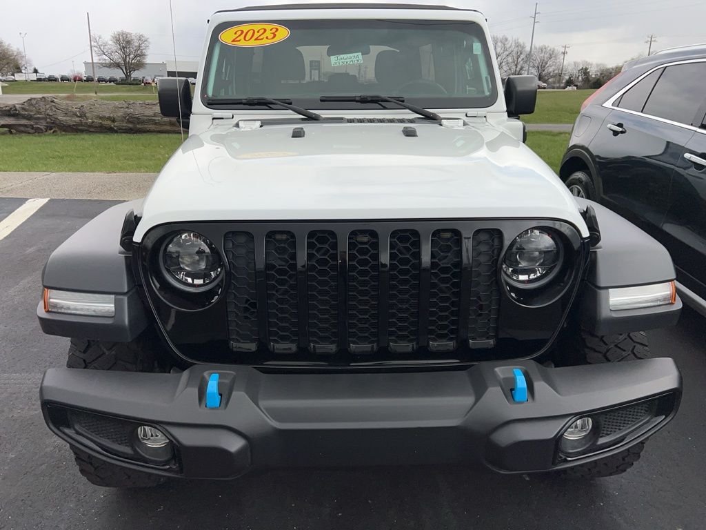 Certified 2023 Jeep Wrangler 4xe Willys 4XE with VIN 1C4JJXN67PW605924 for sale in Florence, KY
