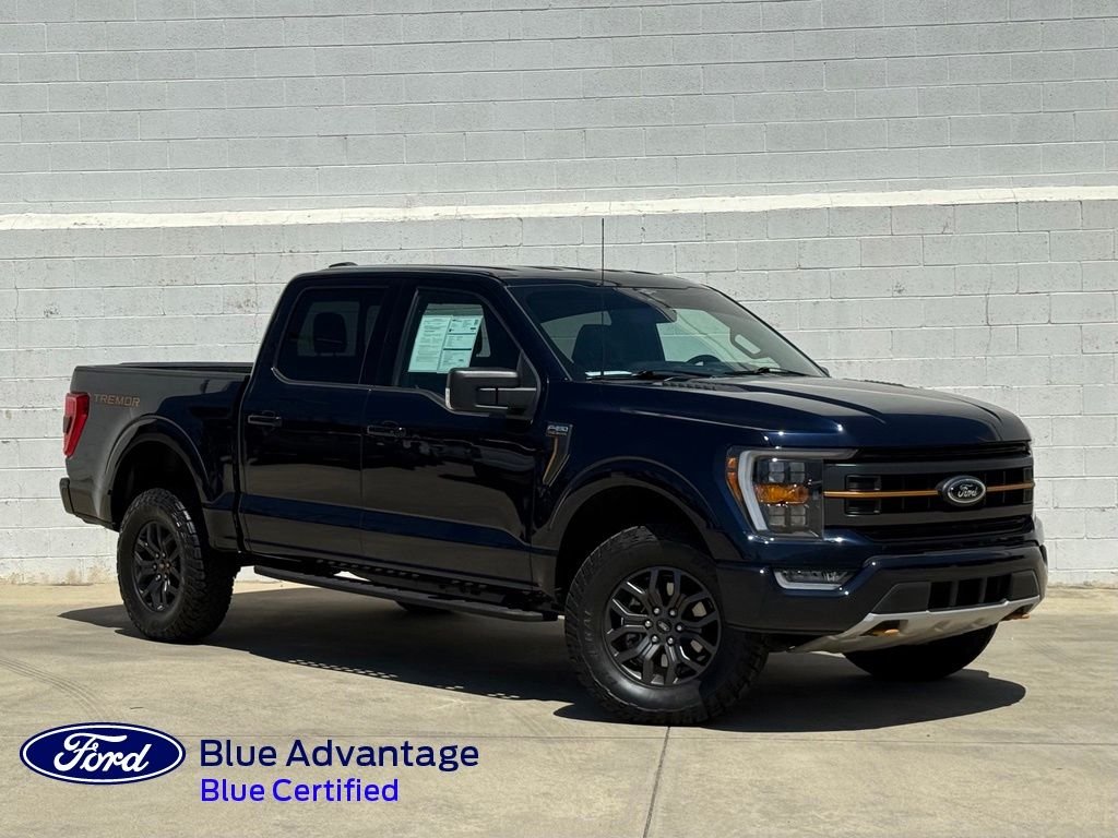 Certified Used 2023 Blue Metallic Ford Tremor image 1
