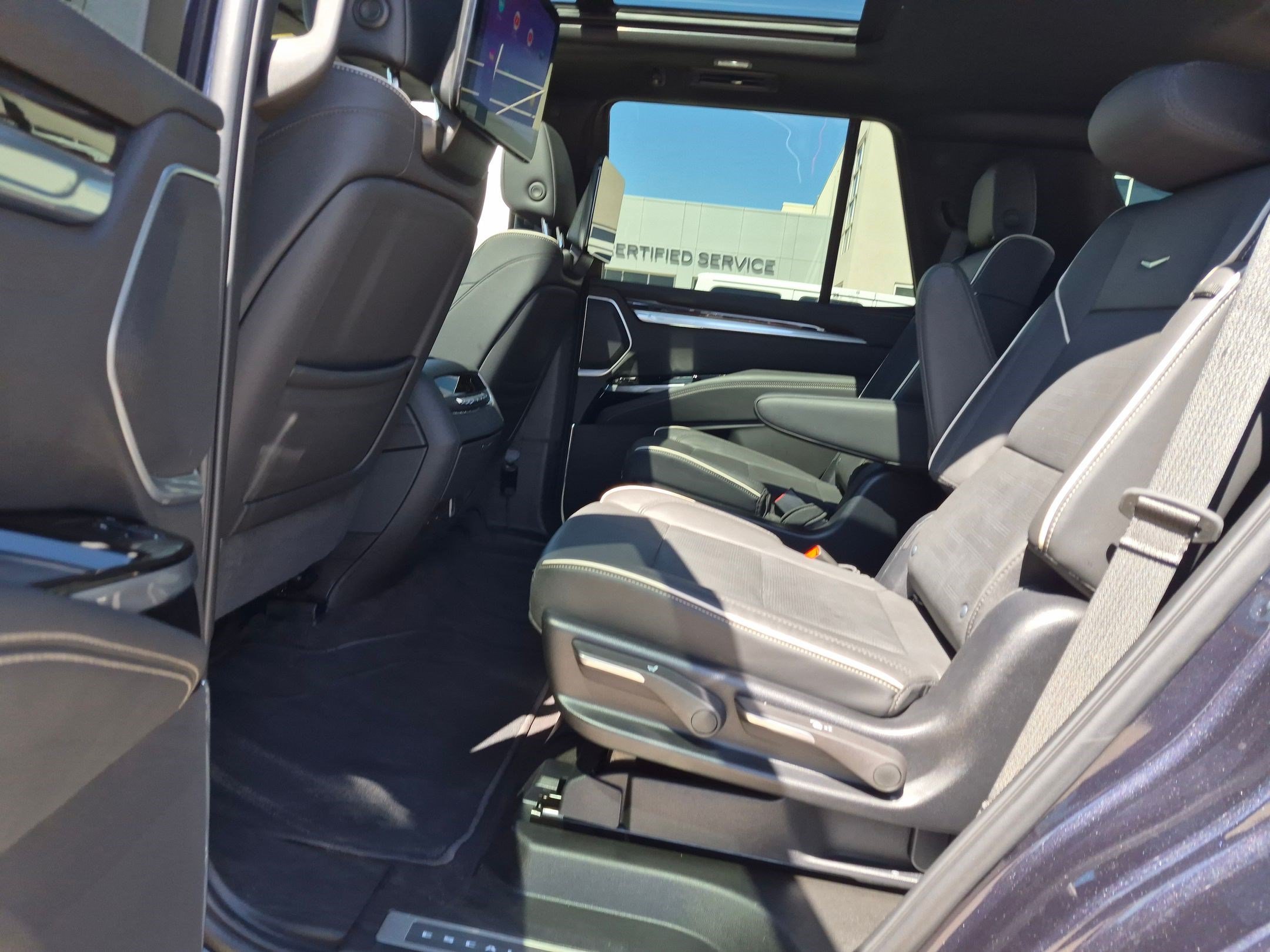 Used 2025 Galactic Gray Metallic Cadillac Premium Luxury image 26
