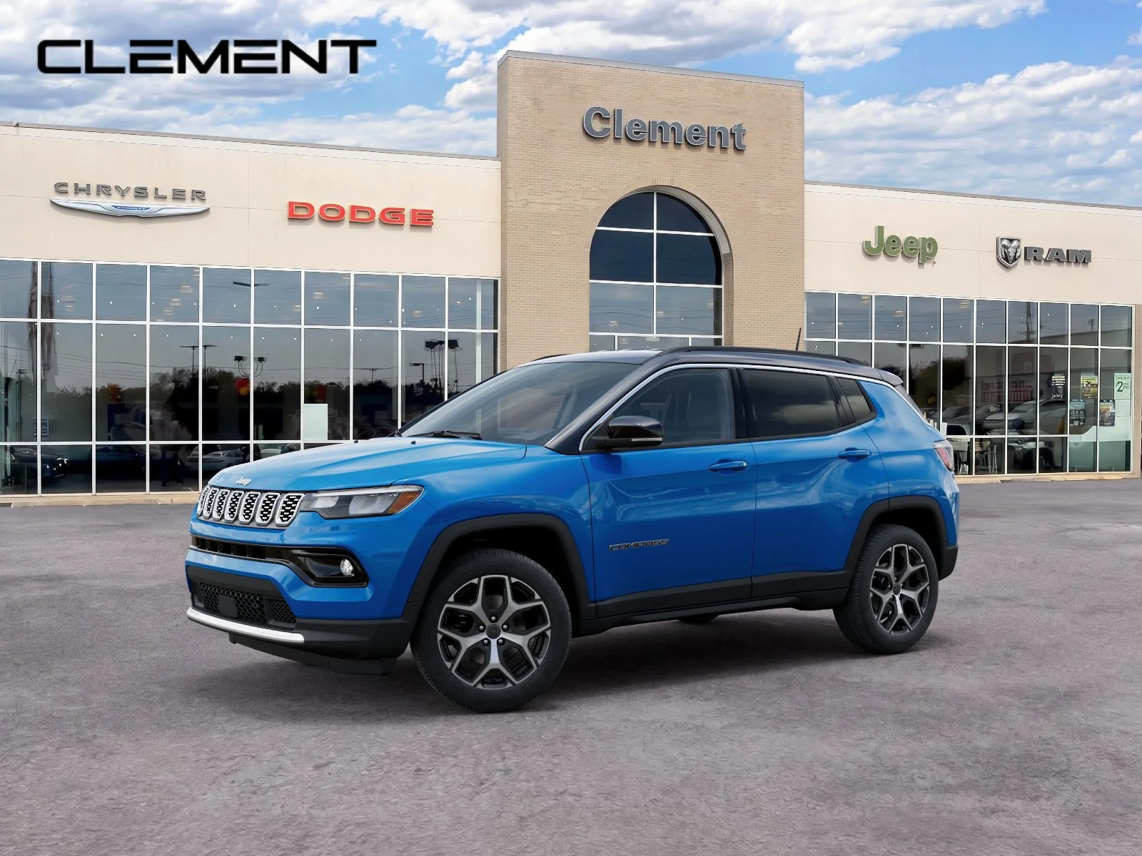 New 2026 Hydro Blue Pearl-Coat Exterior Paint Jeep Limited image 2