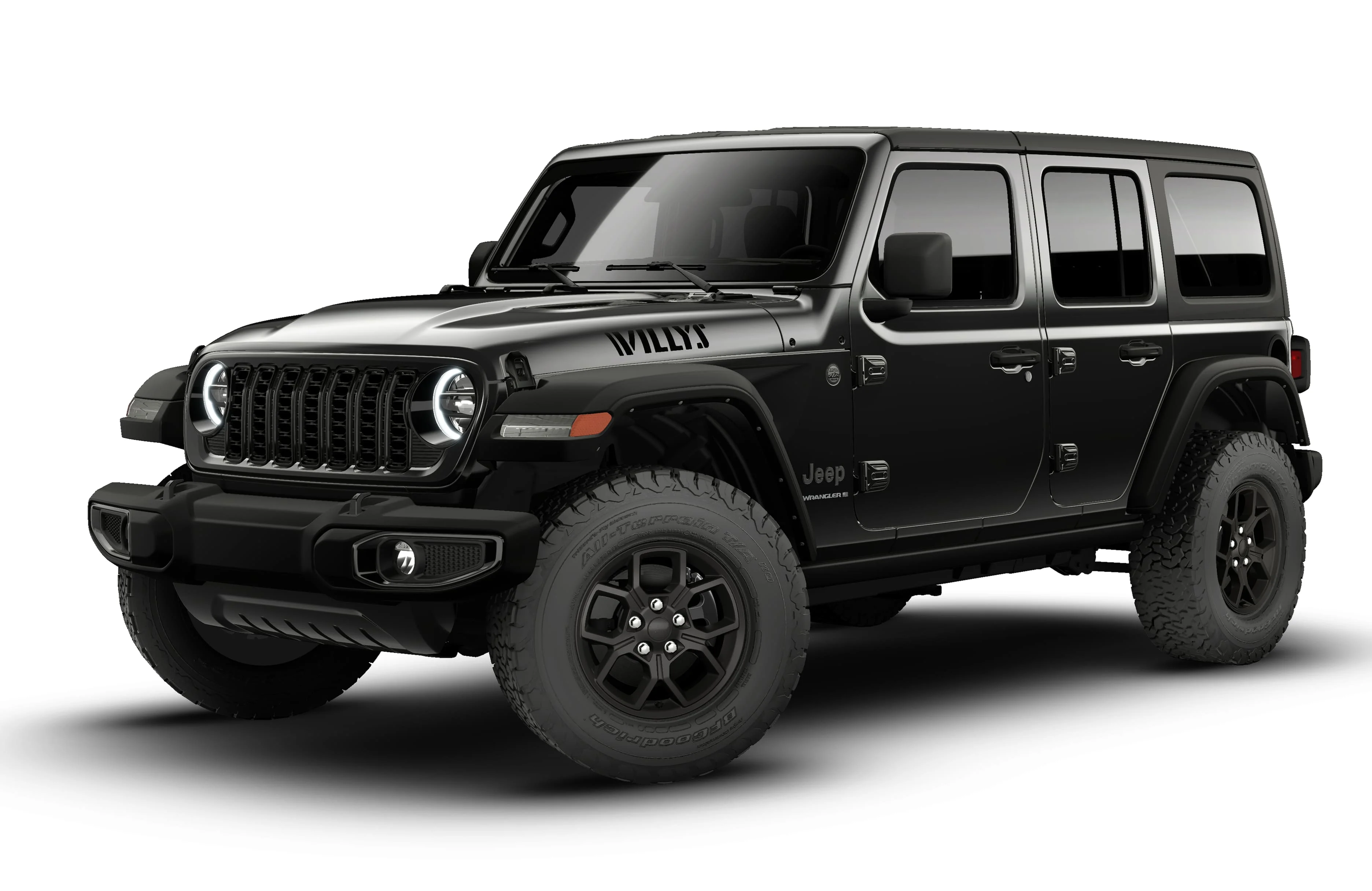 New 2026 Black Clear-Coat Exterior Paint Jeep Willys image 13