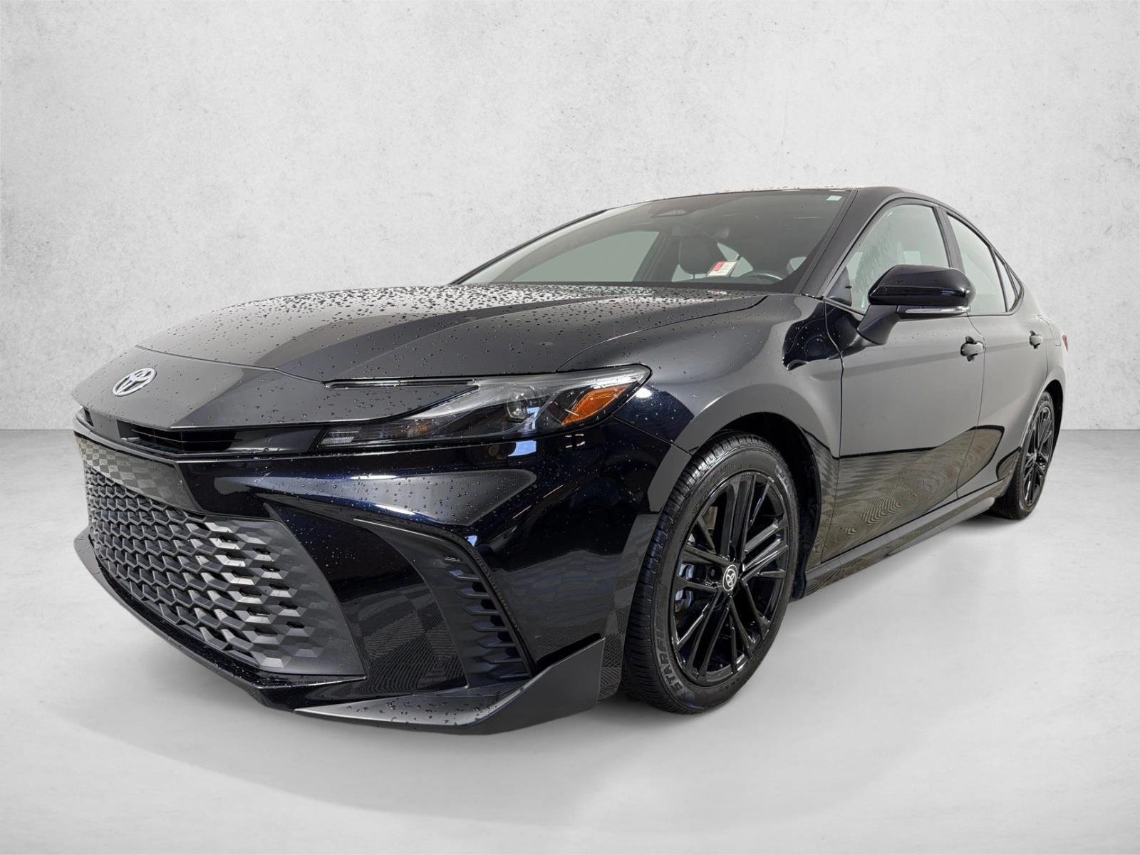 Used 2025 Midnight Black Metallic Toyota SE image 7