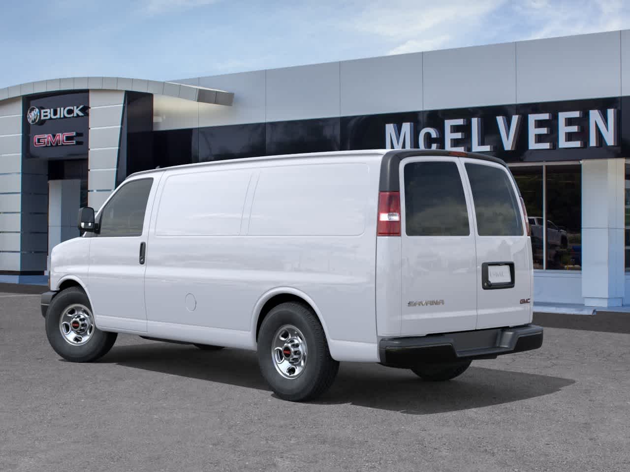New 2026 Summit White GMC Work Van image 3