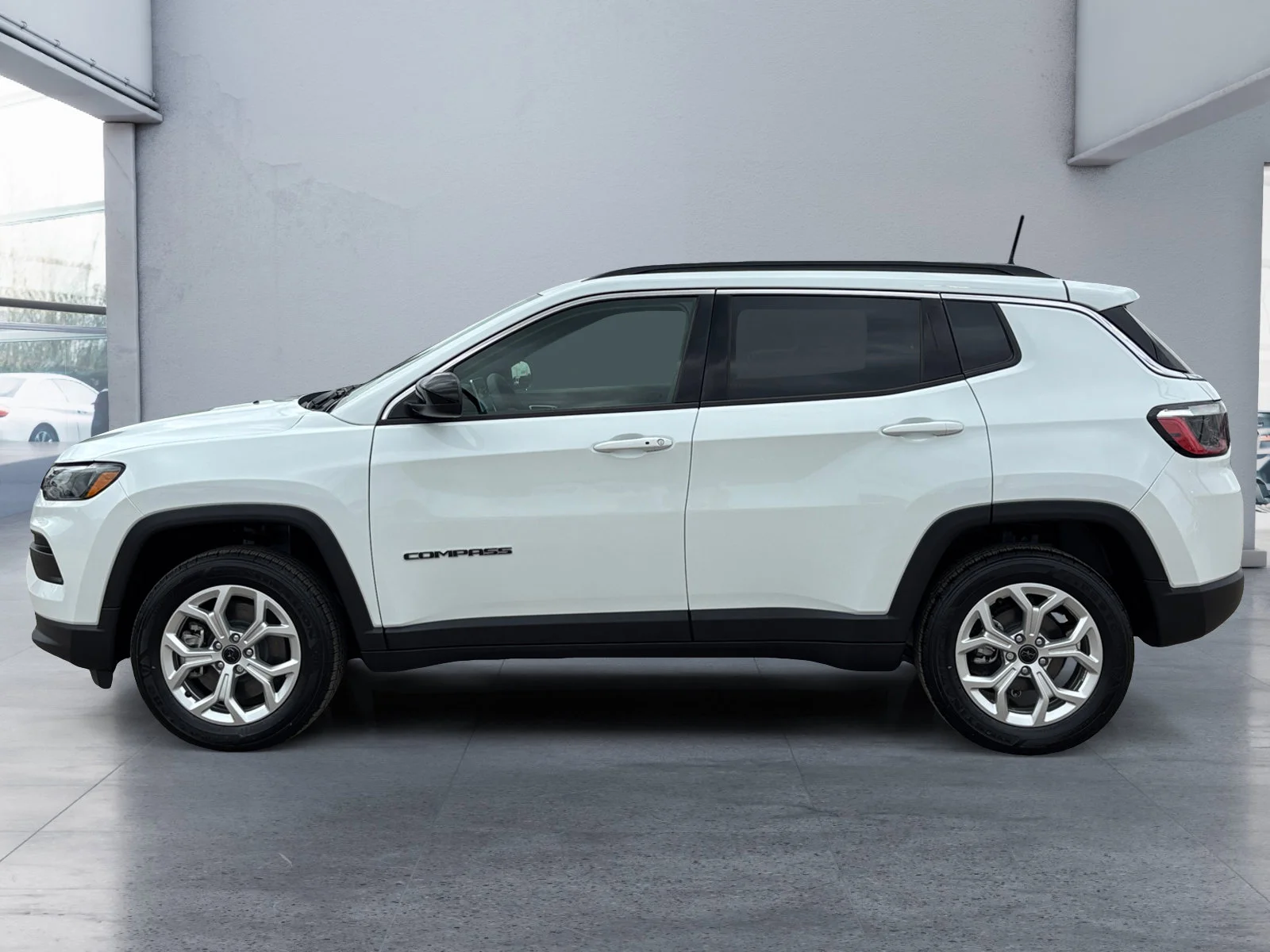 New 2026 Bright White Jeep North image 2