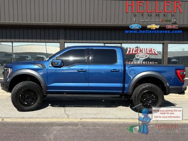 Used 2022 Blue Metallic Ford Raptor image 1