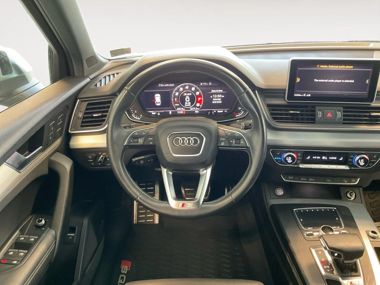 Used 2018 Daytona Gray Pearl Effect Audi Prestige image 11