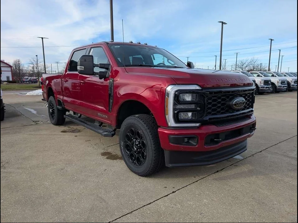 New 2026 Ruby Red Metallic Tinted Clearcoat Ford F-250® Lariat® image 3