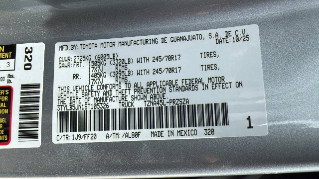 Used 2025 Celestial Silver Toyota SR5 image 25
