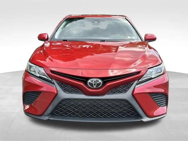 Used 2019 Red Toyota SE image 8