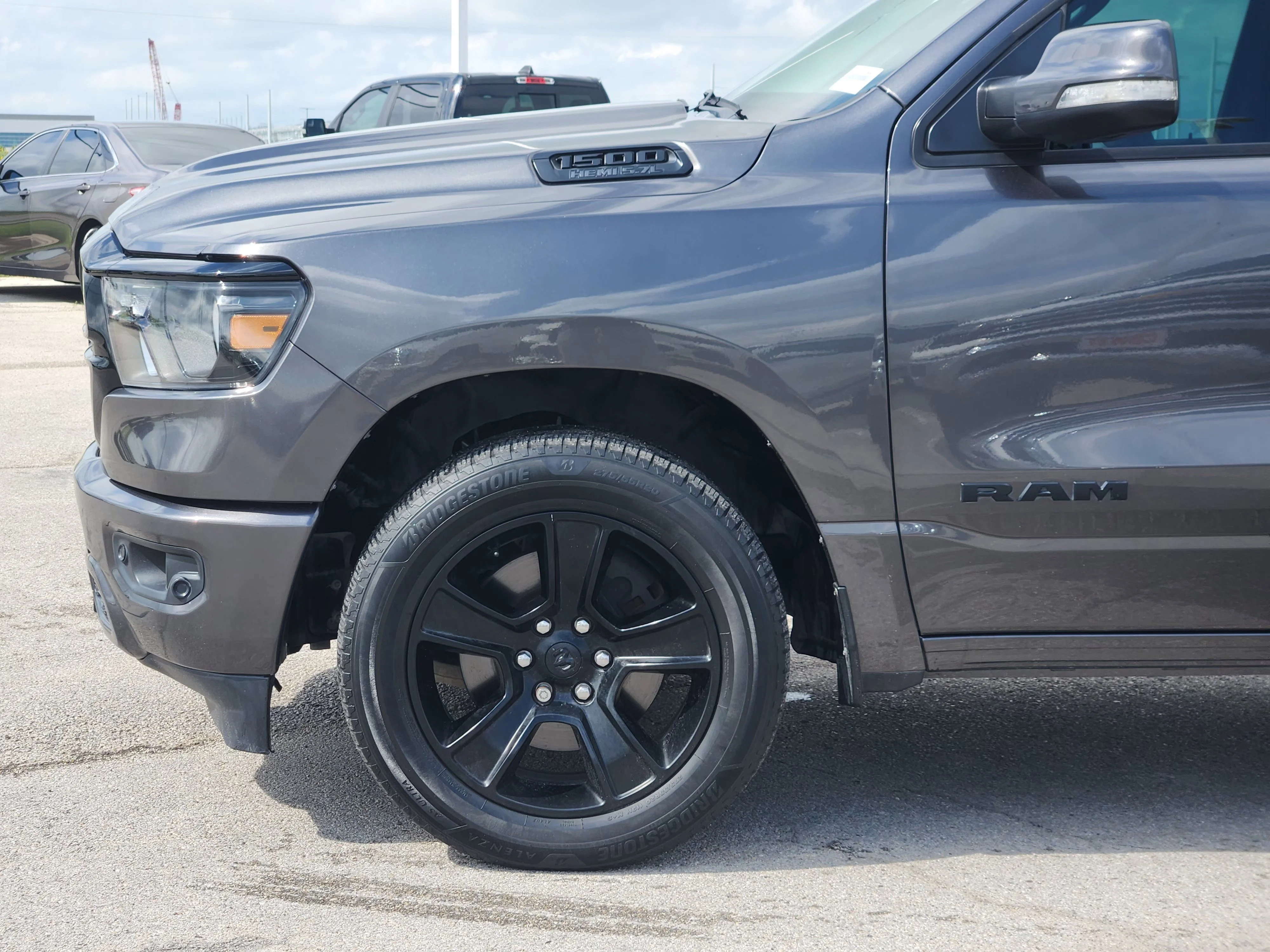 Used 2020 Granite Crystal Metallic Clearcoat Ram Big Horn/Lone Star Night Edition image 8