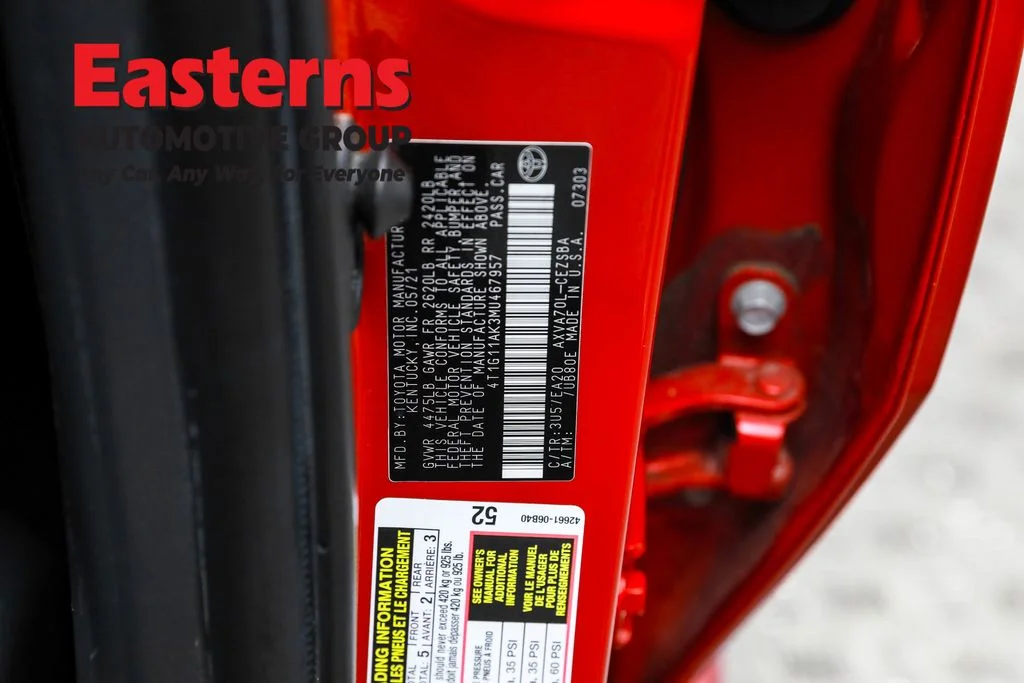 Used 2021 Red Toyota SE image 32