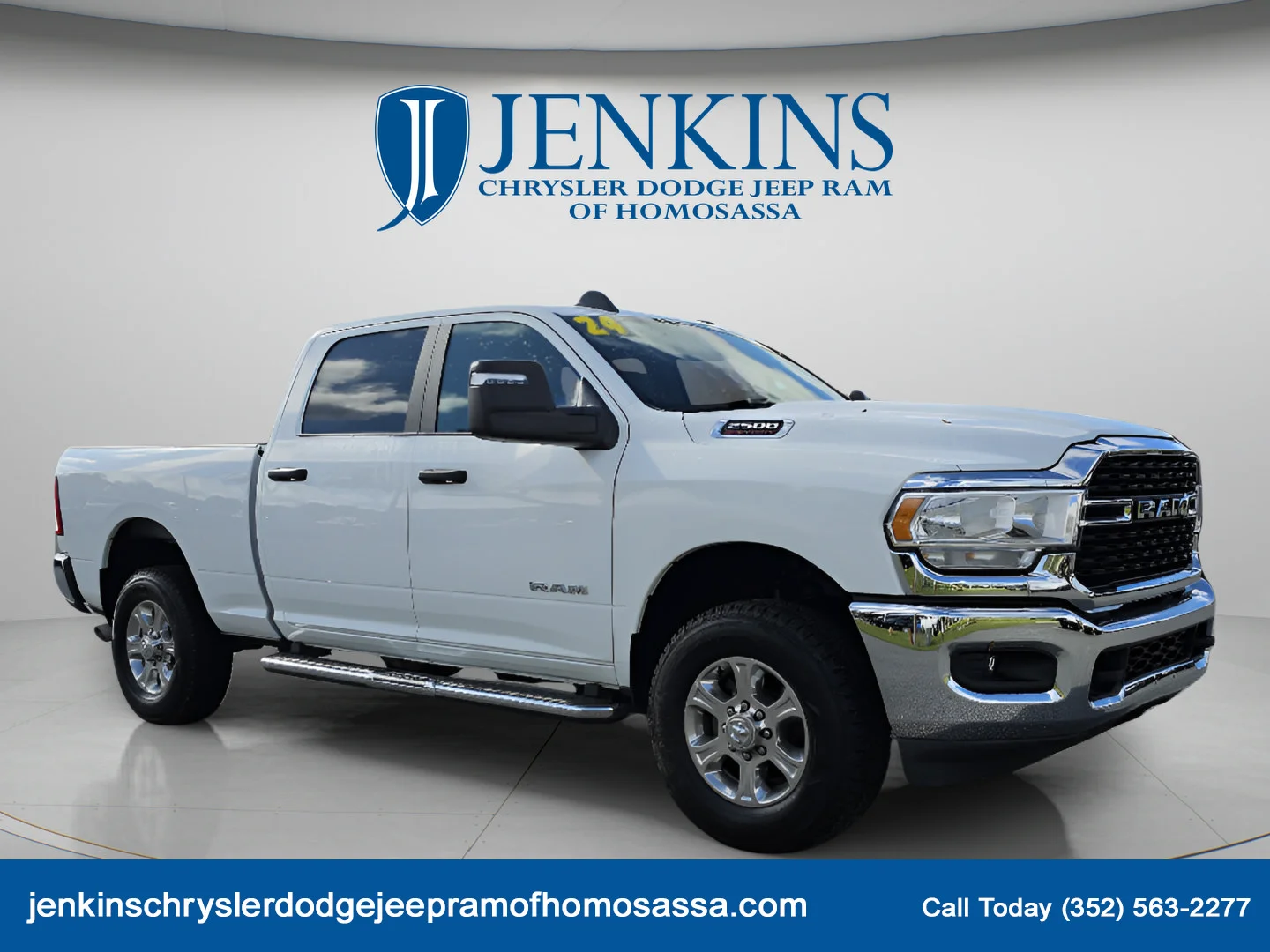 Used 2024 Bright White Clearcoat Ram Big Horn image 2