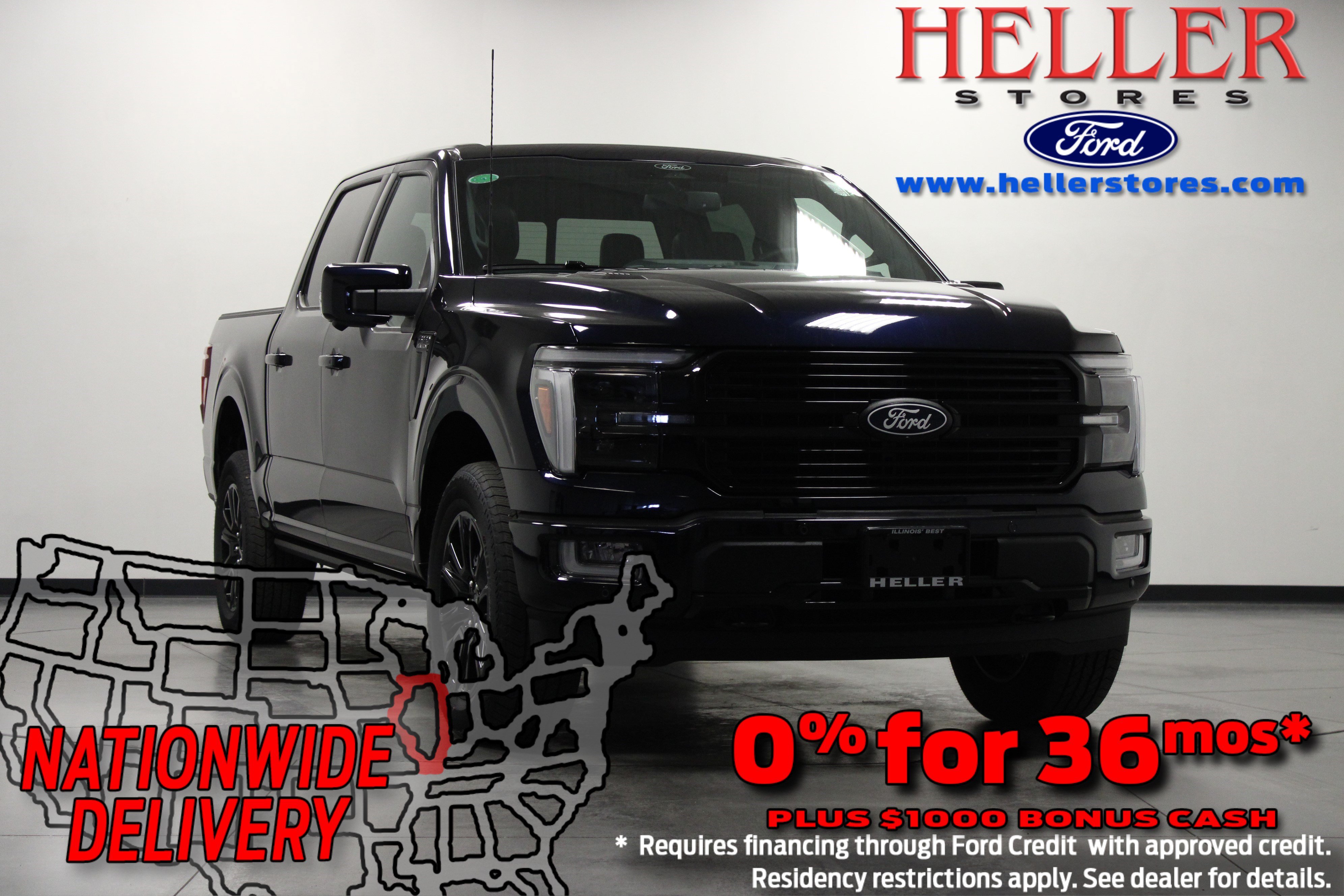 New 2026 Antimatter Blue Metallic Ford Platinum image 1