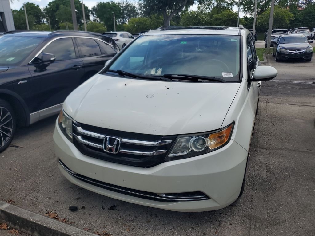 Used 2014 Honda Odyssey EX-L with VIN 5FNRL5H67EB025135 for sale in Pembroke Pines, FL