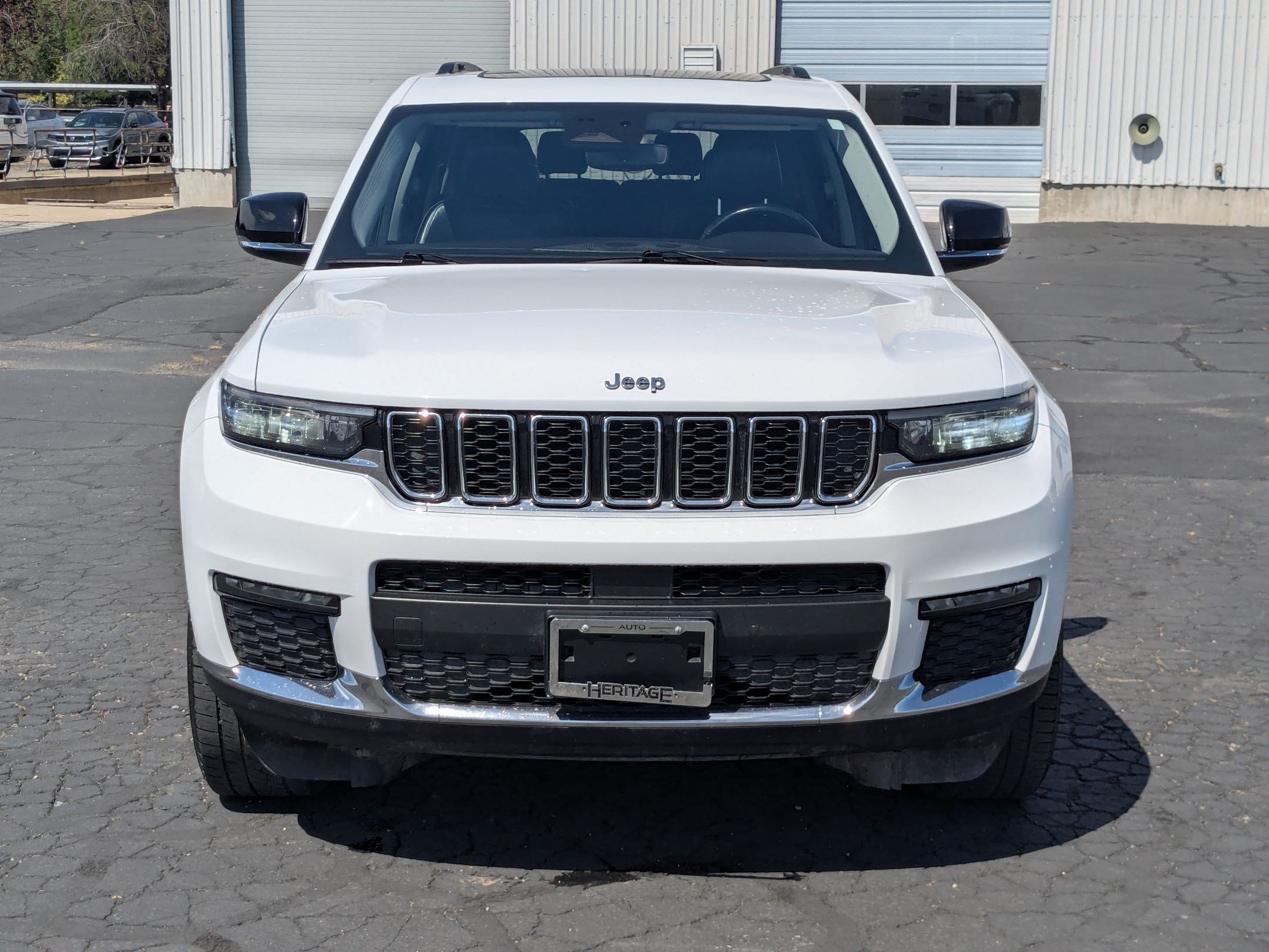 Used 2021 Bright White Clearcoat Jeep Limited image 9