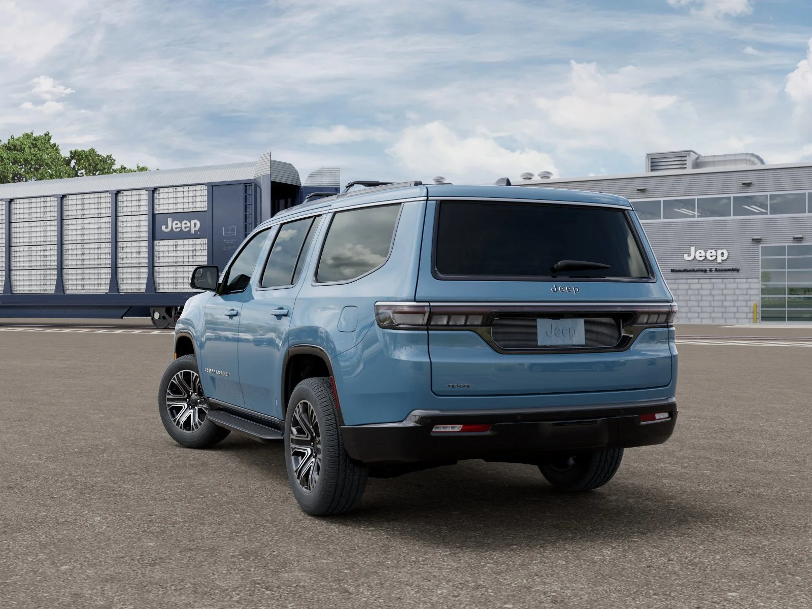 New 2026 Steel Blue Exterior Paint Jeep BASE image 3