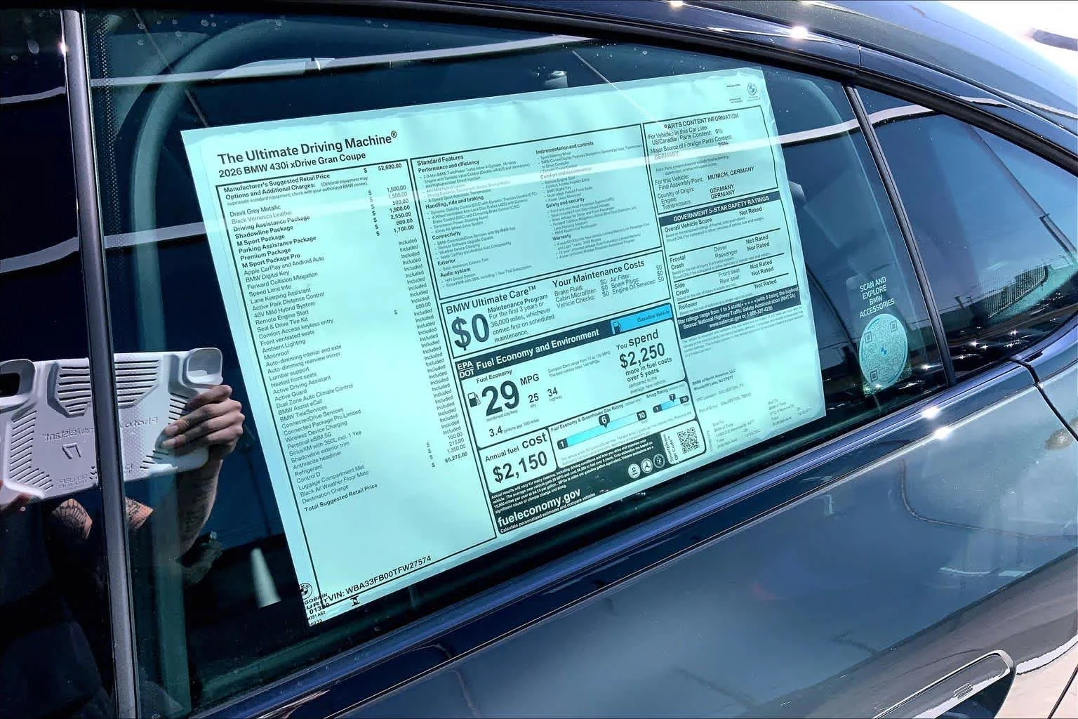 New 2026 Dravit Grey Metallic BMW 430i xDrive image 20