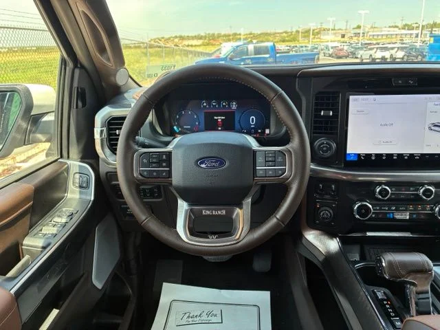 New 2026 Star White Metallic Tri-Coat Ford King Ranch image 13