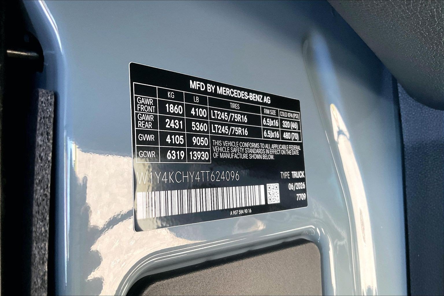 New 2026 Blue Gray Mercedes-Benz Cargo 170 WB image 25