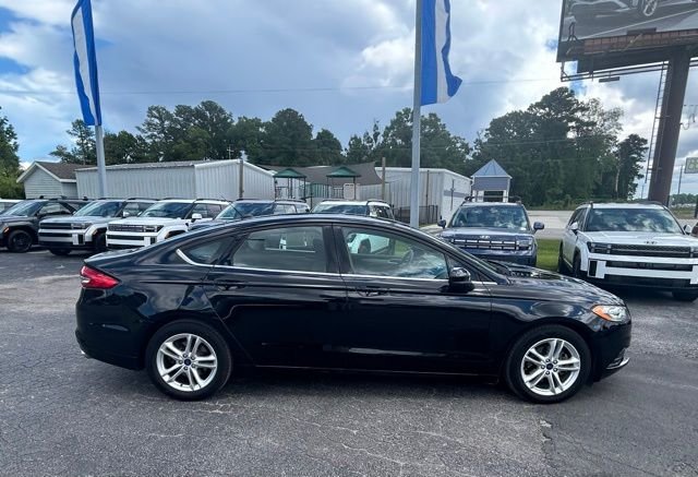 Used 2018 Ford Fusion SE with VIN 3FA6P0H73JR216035 for sale in New Bern, NC