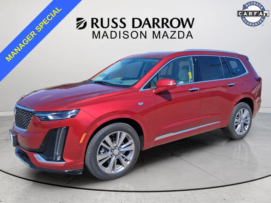 Used 2023 Red Cadillac Premium Luxury image 1