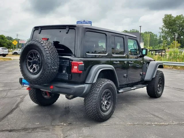 Used 2022 Black Clearcoat Jeep Unlimited Rubicon image 3