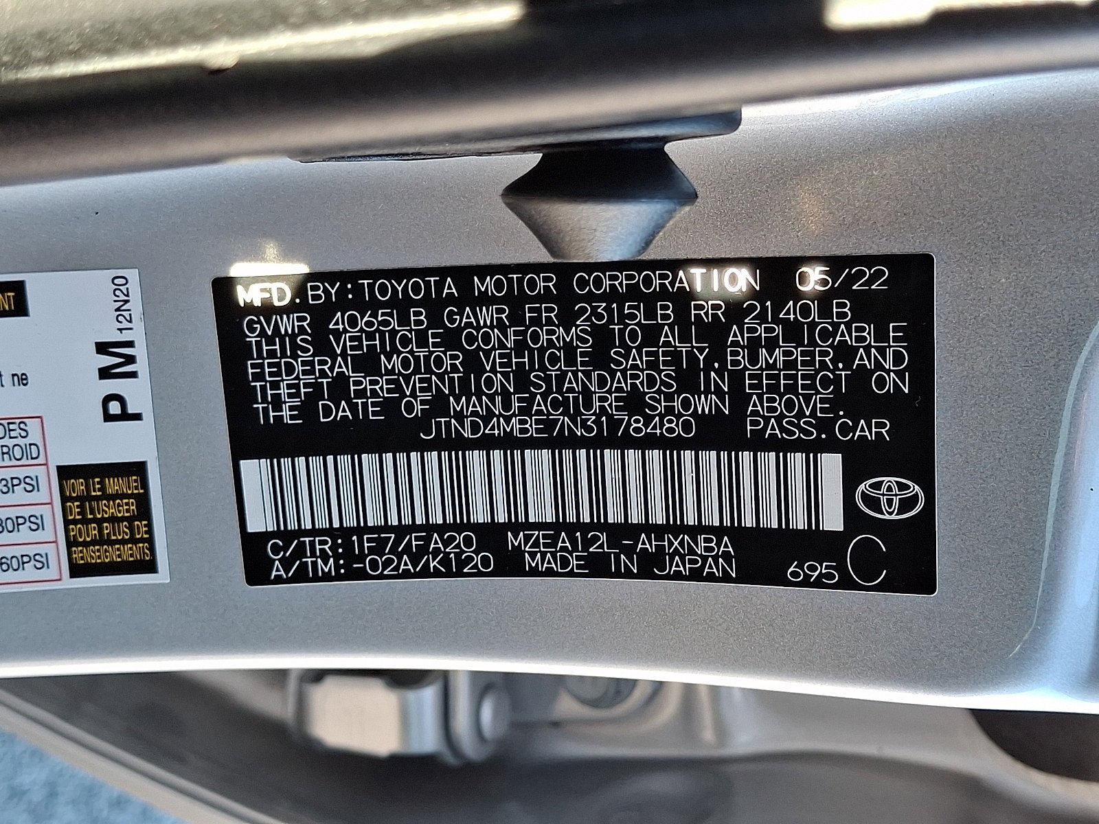 Certified Used 2022 CLASSIC SILVER METALLIC Toyota Nightshade image 26