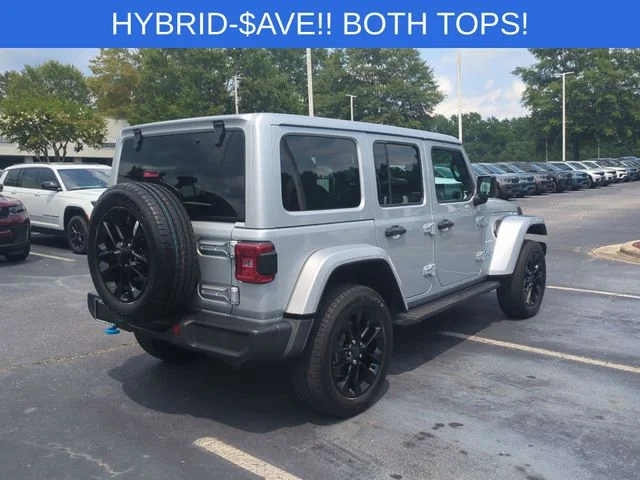 Used 2024 Silver Jeep Sahara 4xe image 5