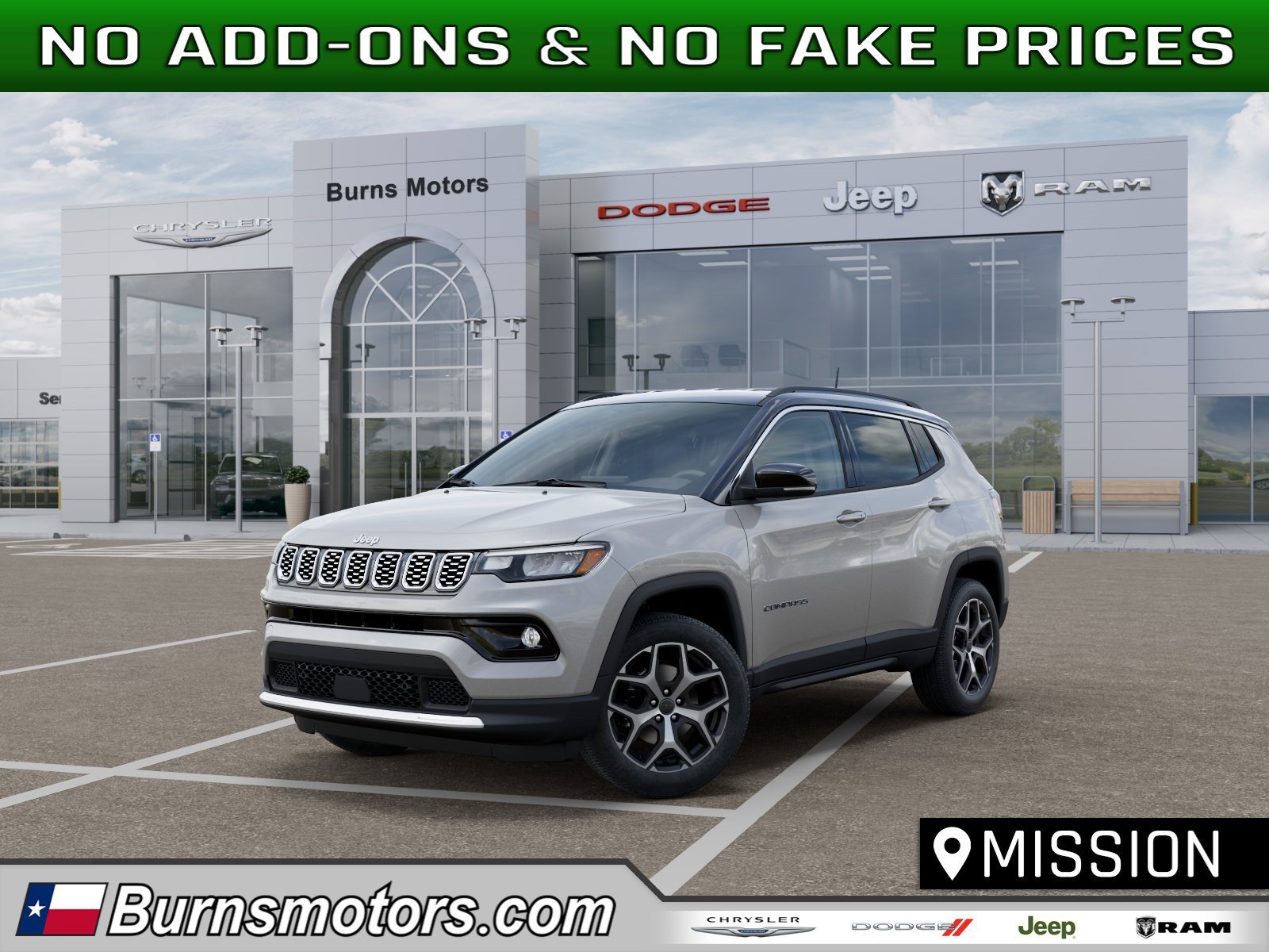 New 2026 Silver Zynith Metallic Clear-Coat Exterior Paint Jeep Limited image 1