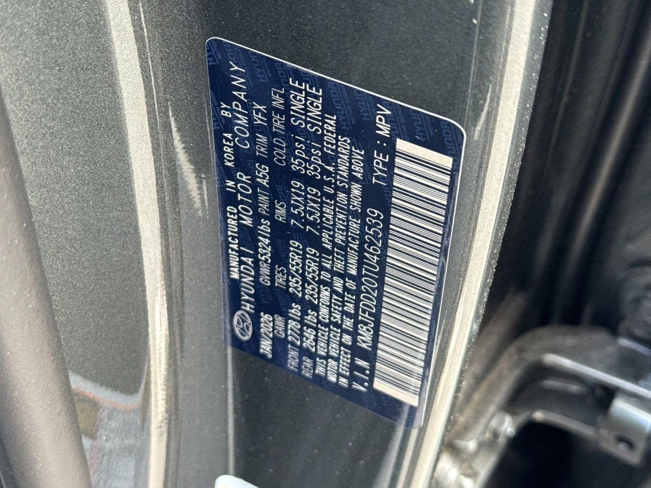 New 2026 Gray Hyundai Limited image 27