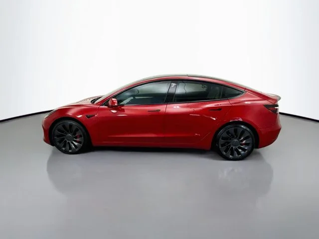 Used 2021 Red Multi-Coat Tesla Performance image 4
