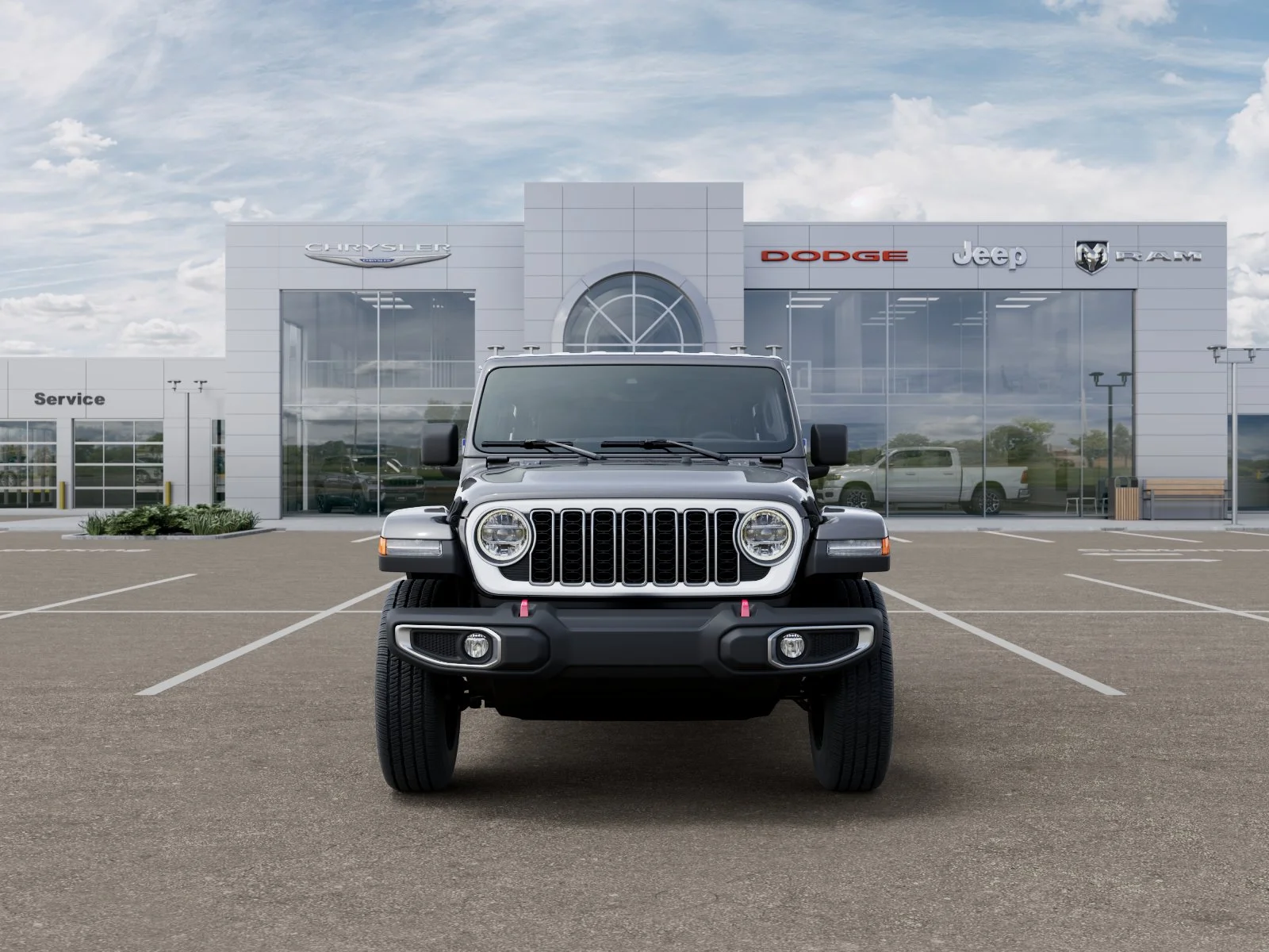 New 2026 Granite Crystal Metallic Clear-Coat Exterior Paint Jeep Sahara image 6