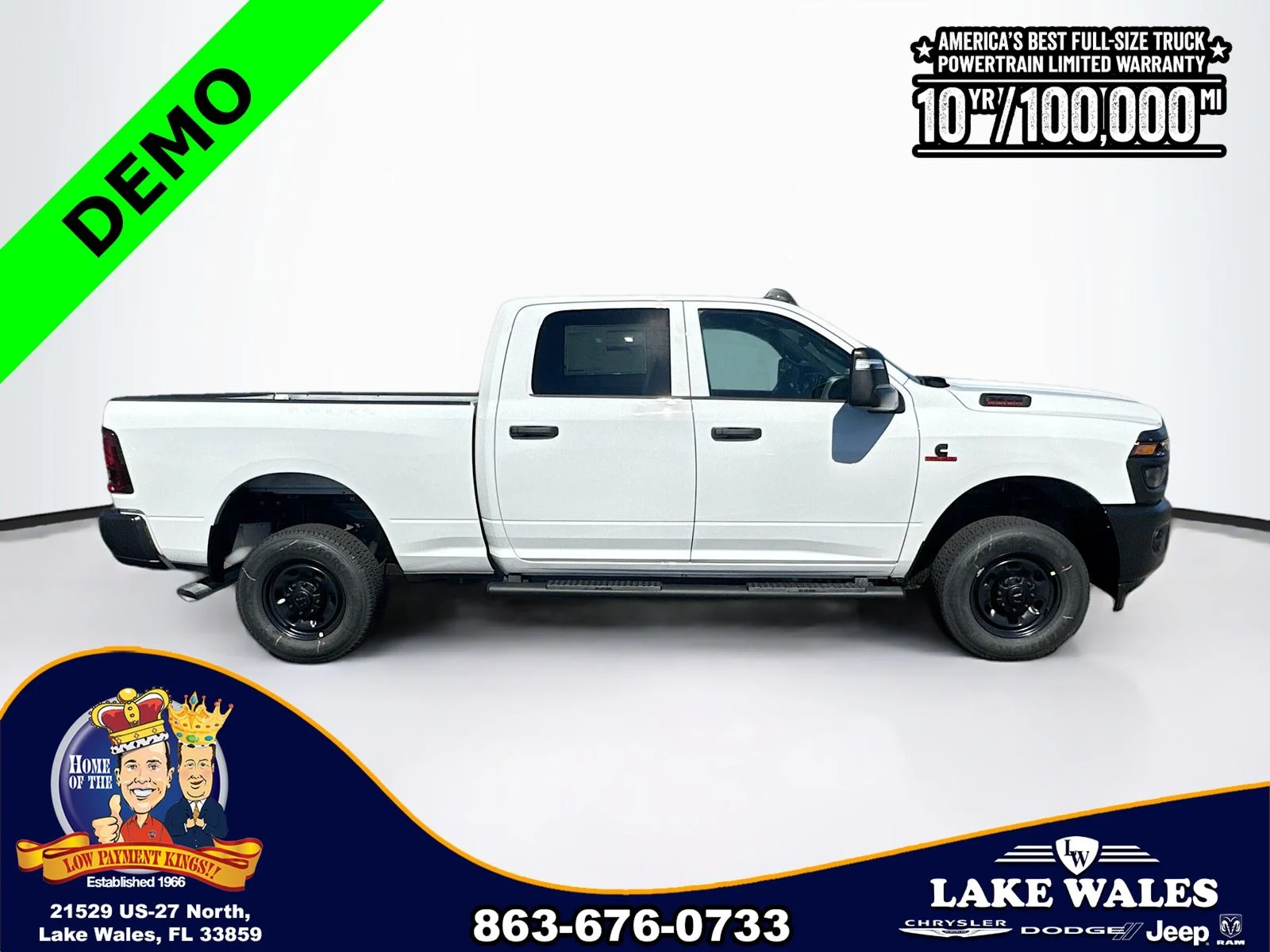New 2026 Bright White Clear-Coat Exterior Paint RAM TRADESMAN image 7
