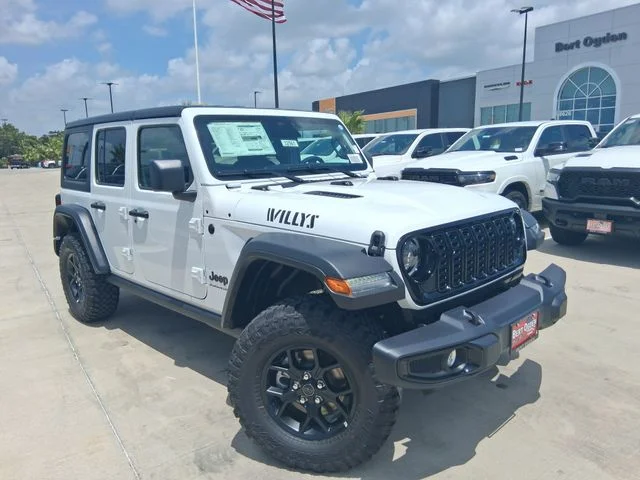 New 2026 Bright White Clear-Coat Exterior Paint Jeep Willys image 1