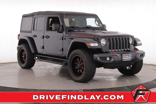 Used 2018 Black Jeep Unlimited Rubicon image 1