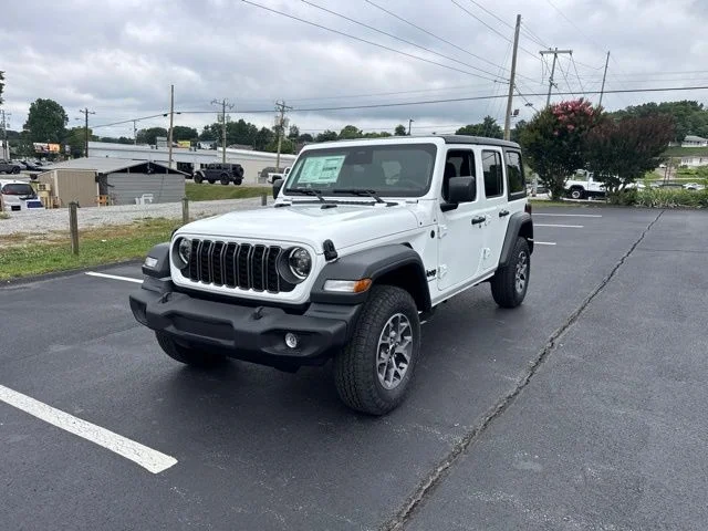 New 2026 Bright White Clear-Coat Exterior Paint Jeep Sport S image 3