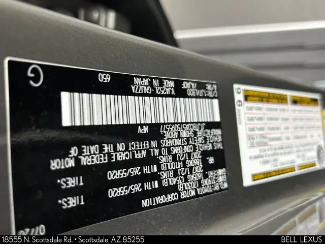 Certified Used 2026 Silver Lexus 550 Premium+ image 32