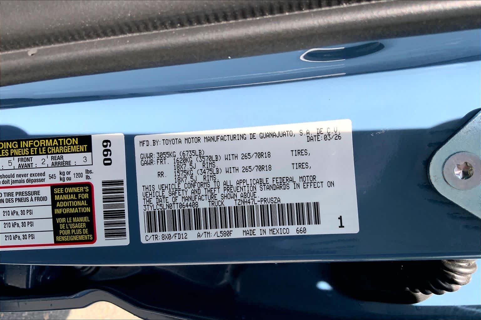 New 2026 Heritage Blue Toyota TRD Off-Road i-FORCE MAX image 22