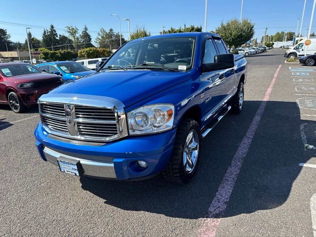 Used 2008 Electric Blue Pearlcoat Dodge Laramie image 3