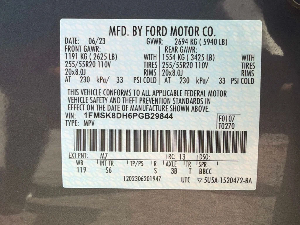 Used 2023 Gray Metallic Ford XLT image 35