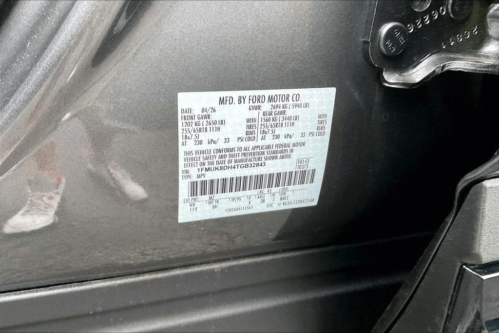 New 2026 Carbonized Gray Metallic Ford Active image 34