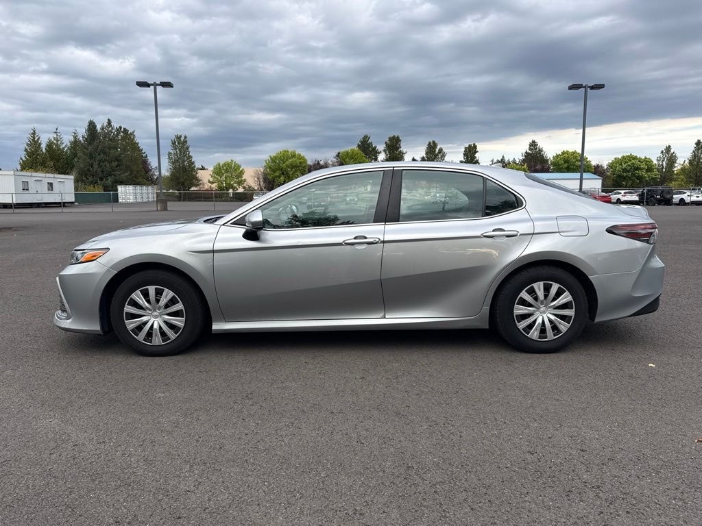 Used 2022 Celestial Silver Metallic Toyota LE image 4