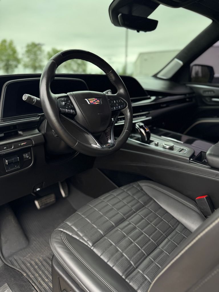 Used 2023 Argent Silver Metallic Cadillac V-Series image 46