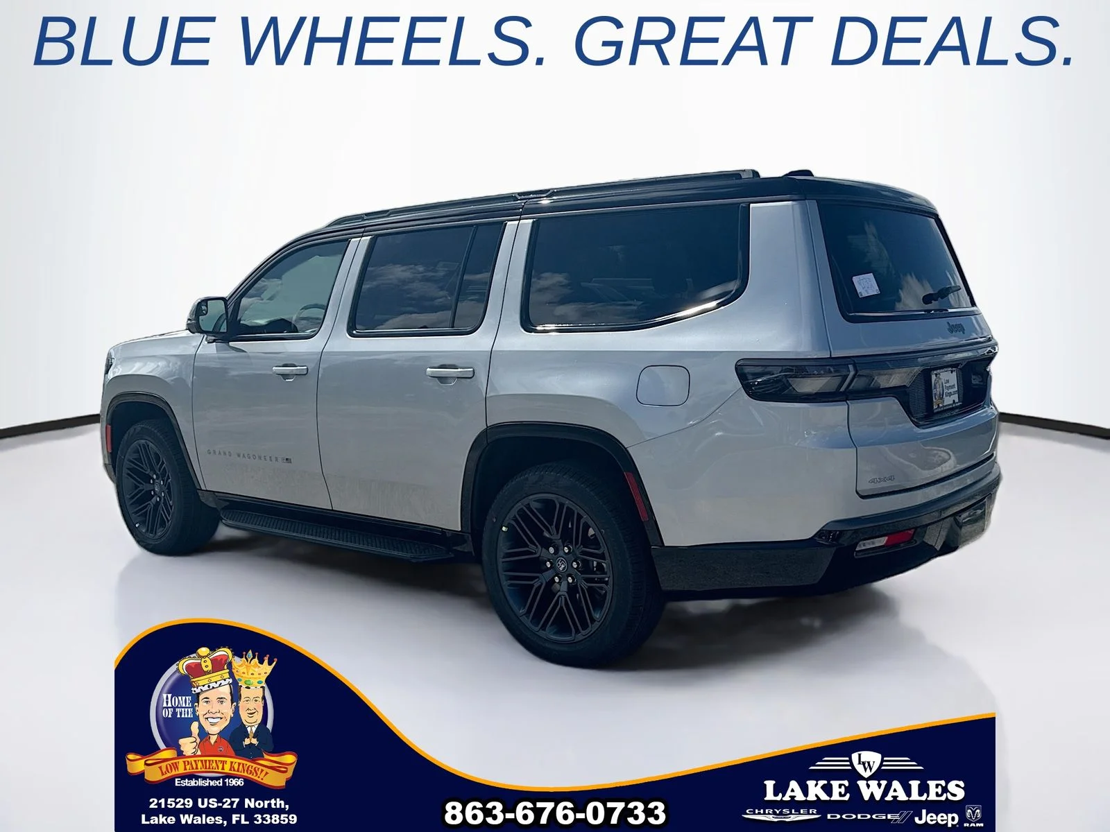 New 2026 Silver-Zynith Exterior Paint Jeep Grand Wagoneer image 4