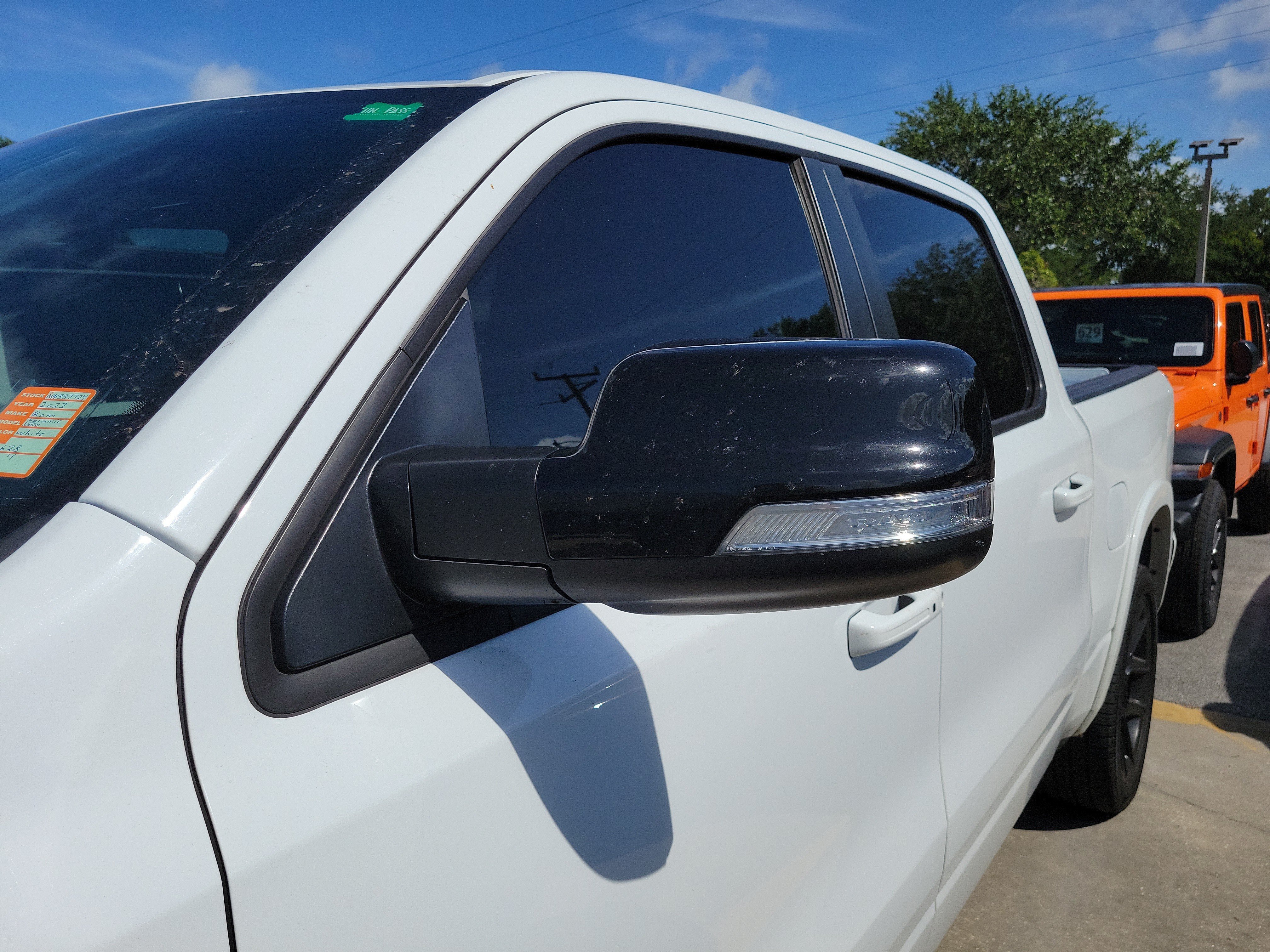 Used 2022 Bright White Clearcoat Ram Laramie image 5