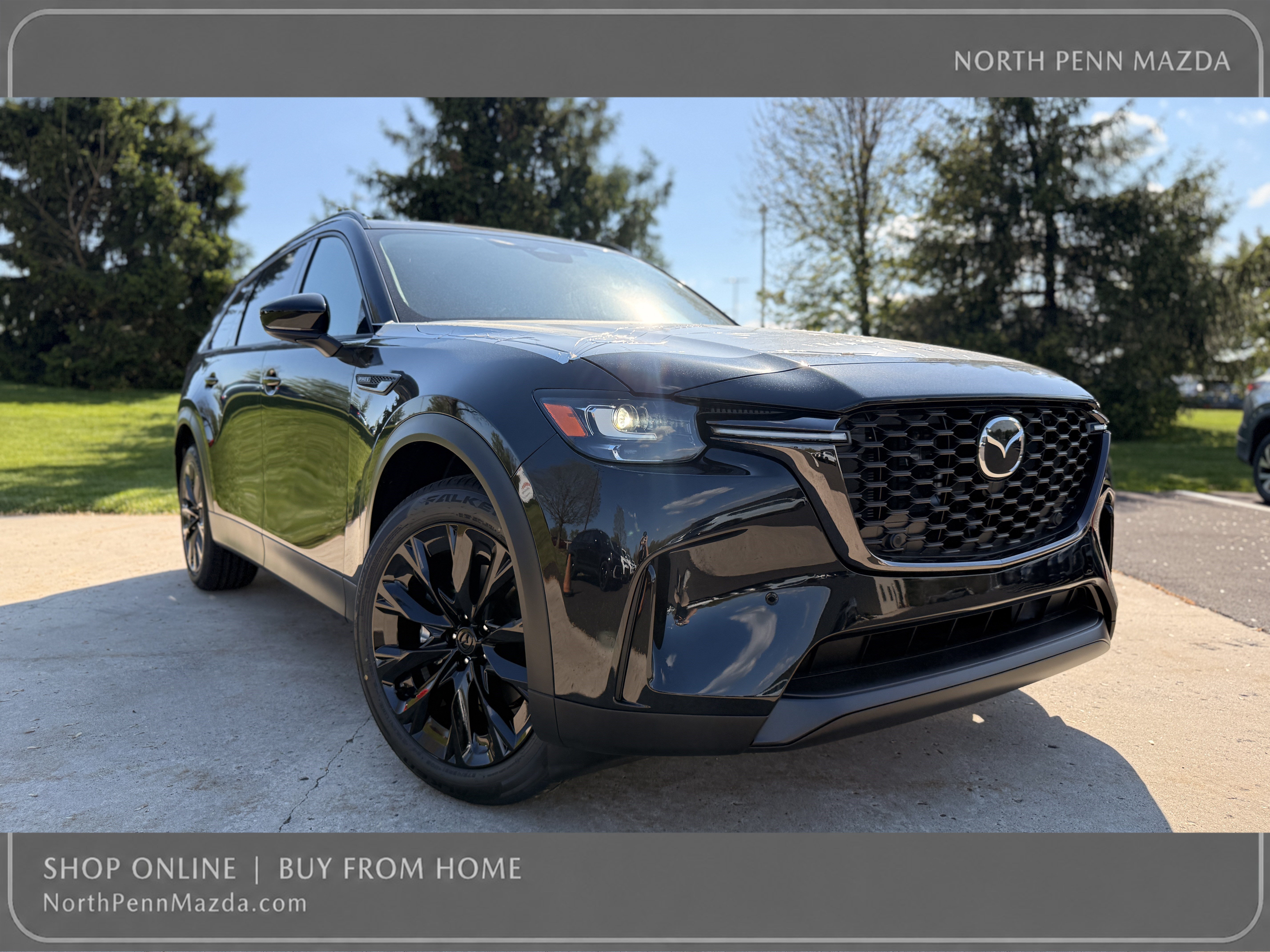 New 2026 Jet Black Mica Mazda Premium Sport AWD image 1