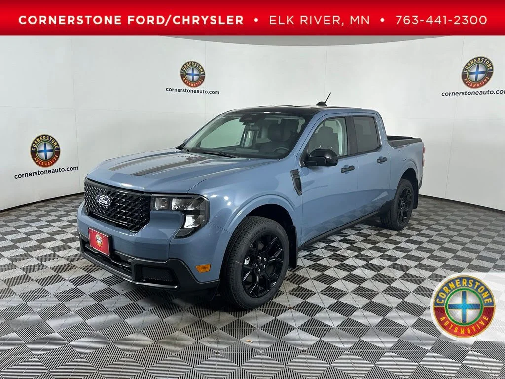 New 2026 Azure Gray Metallic Tri-Coat Ford XLT image 1
